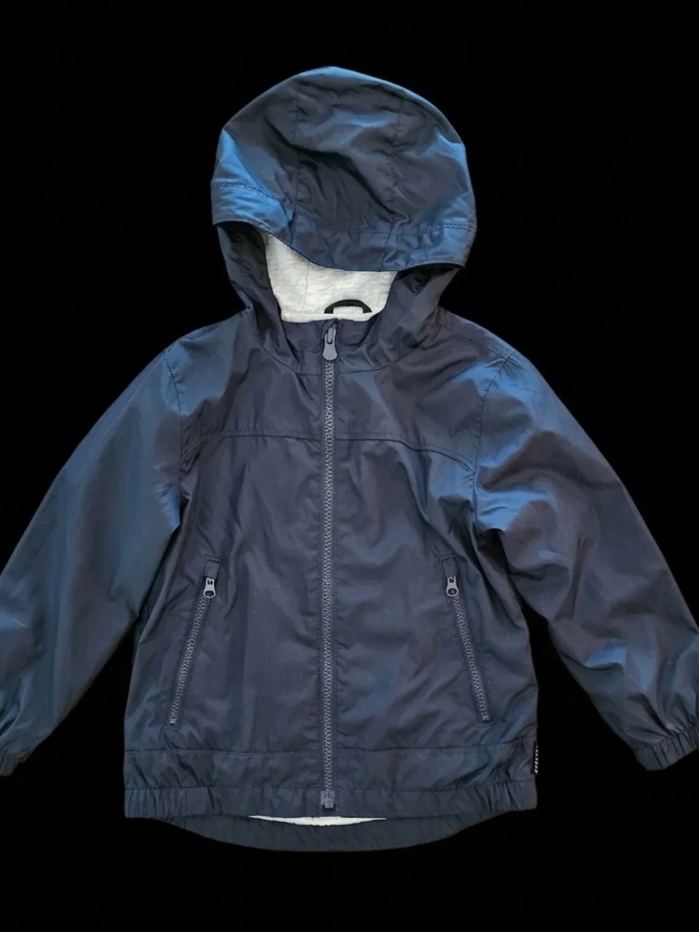 Baby Gap Navy Blue Hooded Windbreaker Jacket 4T